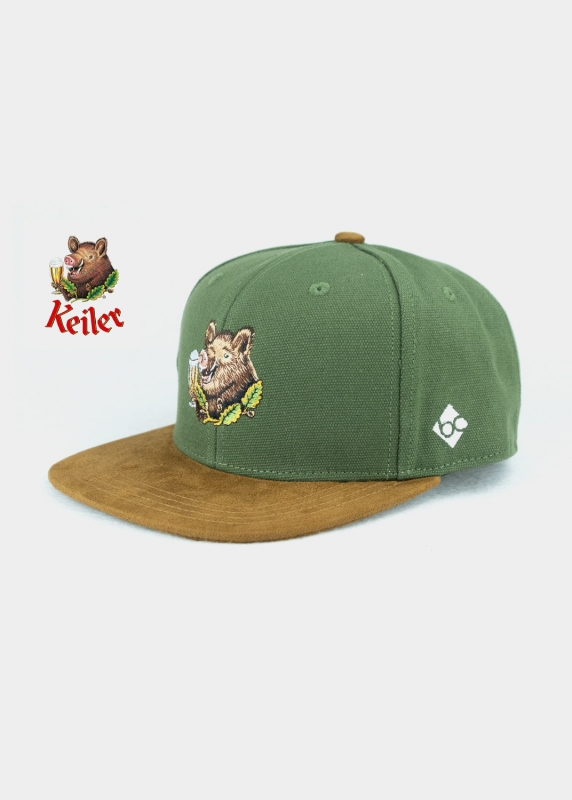 "Keiler II" - dunkelgrün (Snapback)